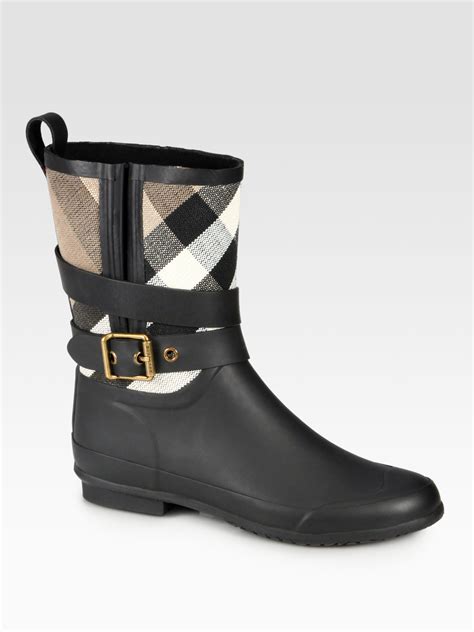 burberry ankle rain boots sale|zappos burberry rain boots.